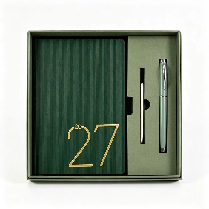 Dyddiadur Rhodd A Set Pen